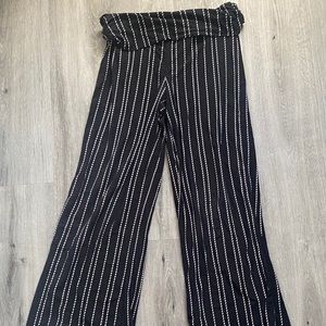 Stretchy Wide Leg Pants